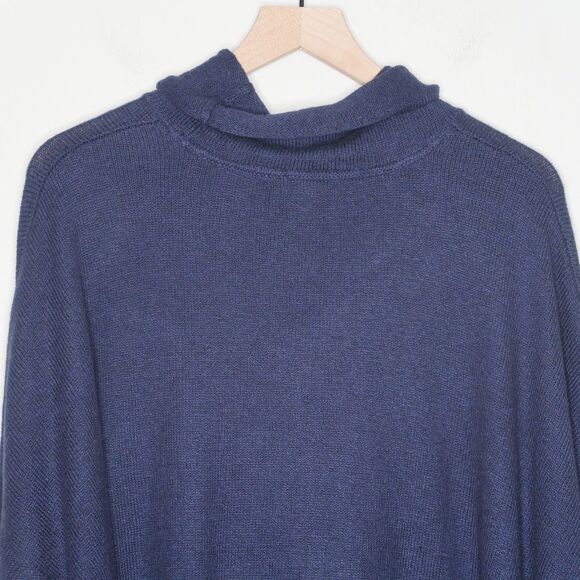 J.Jill Womens Knit Pullover Sweater 1X Blue Aztec‎ Tribal Oversized Western Cozy - Picture 10 of 10